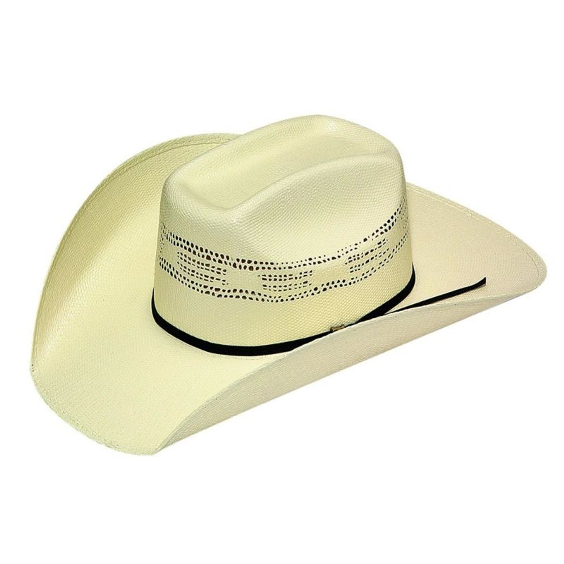 Twister Bangora Cattleman Crown Hat 6.75 Ivory
