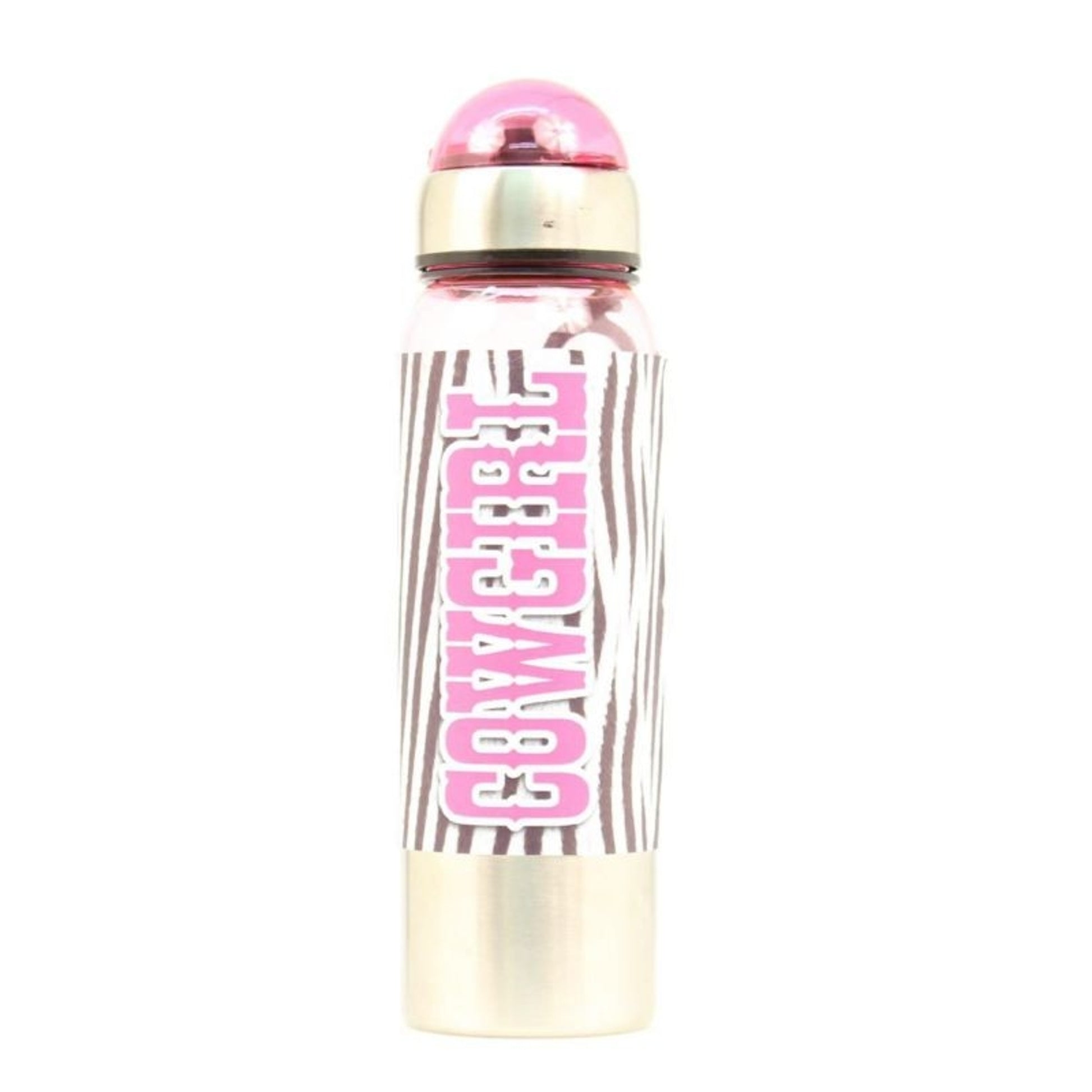 Western Moments Cowgirl Water BottleZebra Pink