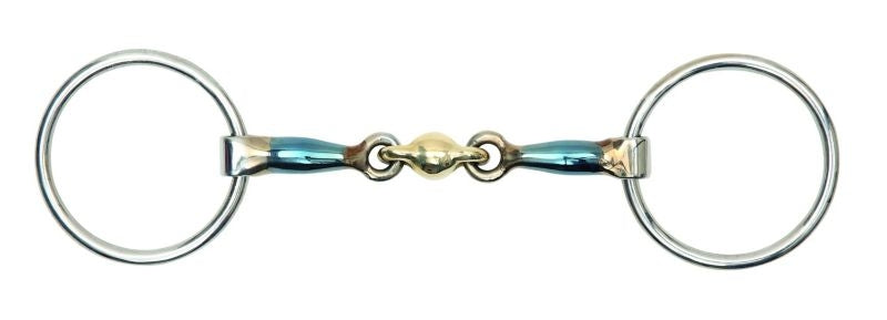 Shires Blue Alloy Loose Ring Snaffle With Lozenge