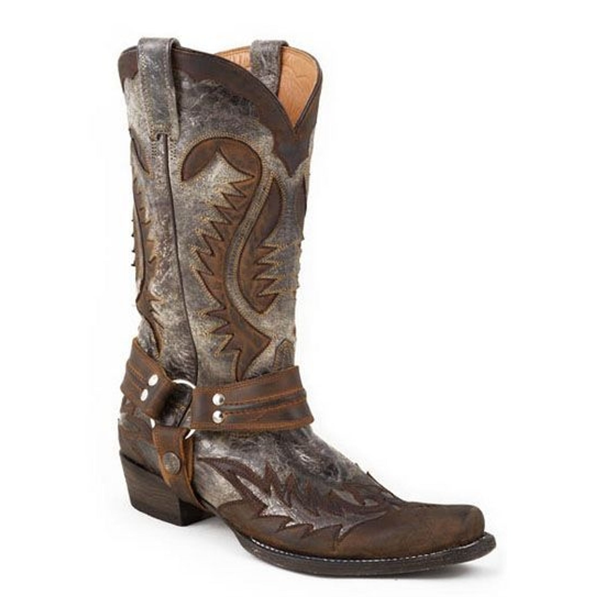 Stetson Mens Outlaw Snip Toe Boots