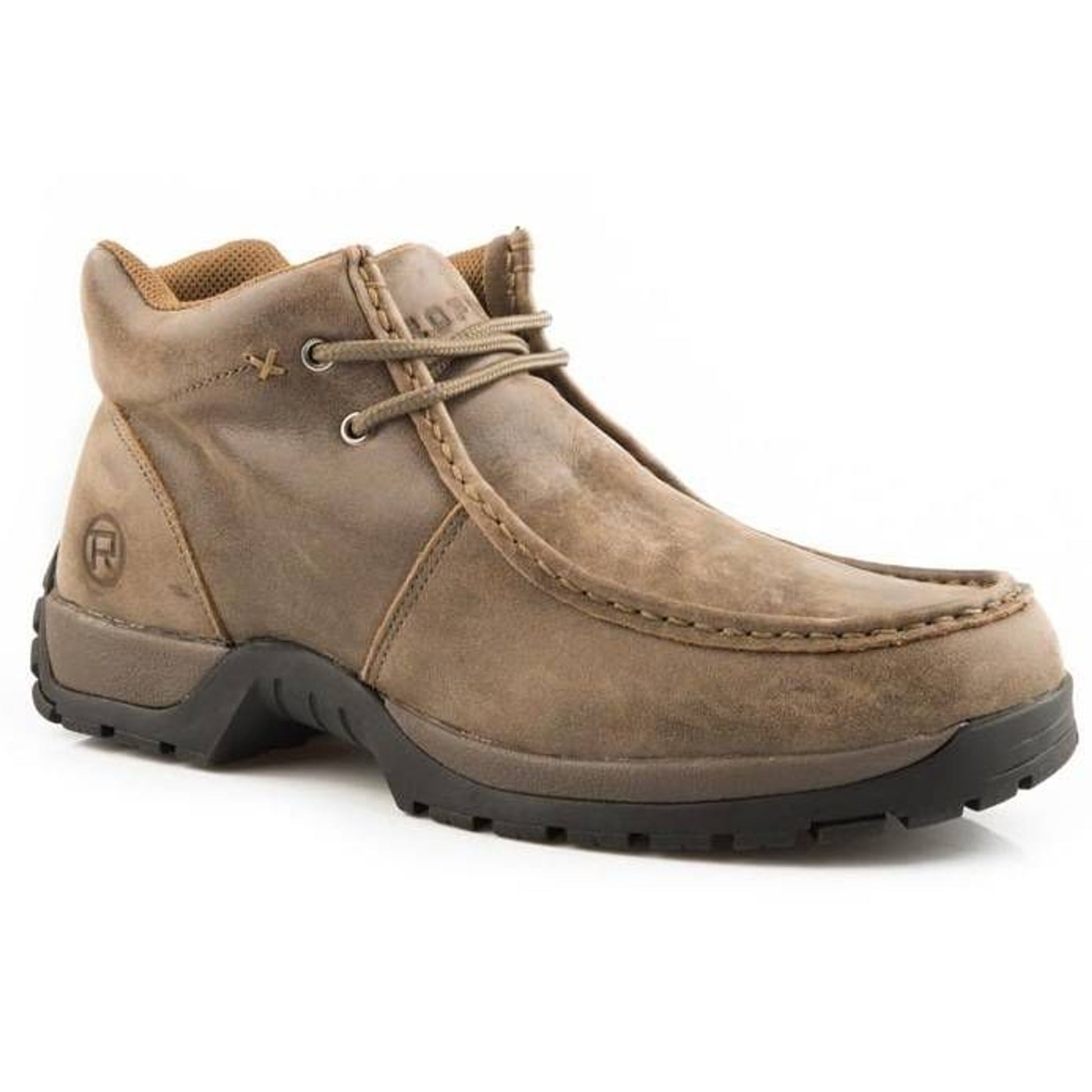 Roper Mens Comfort Lace Up Boots 10 D Brn