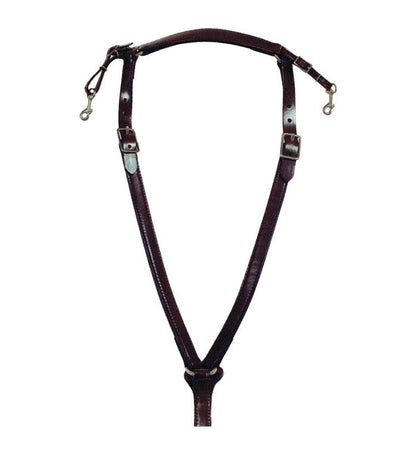 Circle Y Trail Over Neck Breast Collar with Nickel