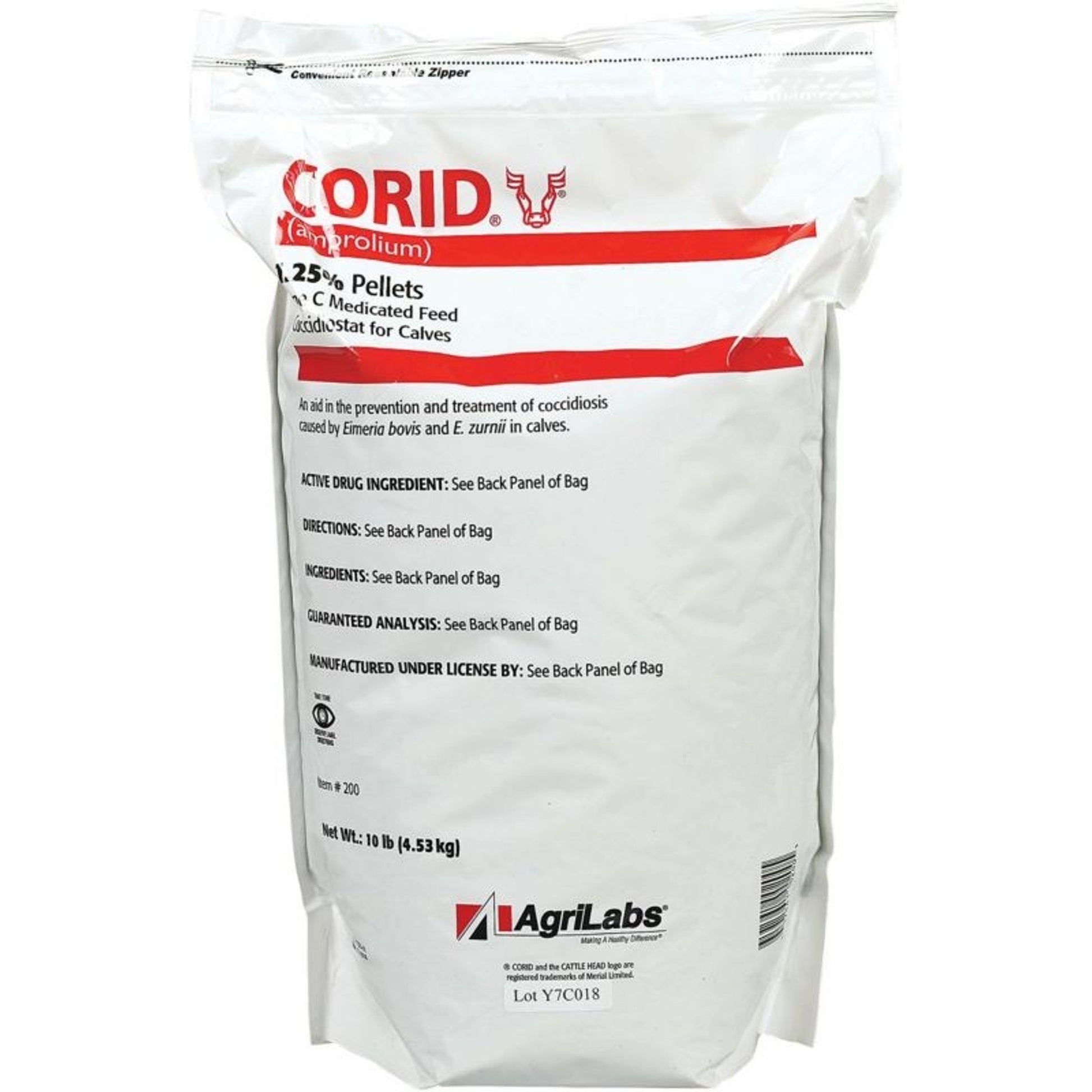 Agrilabs Corid 1.25percentPellets 10 Lb