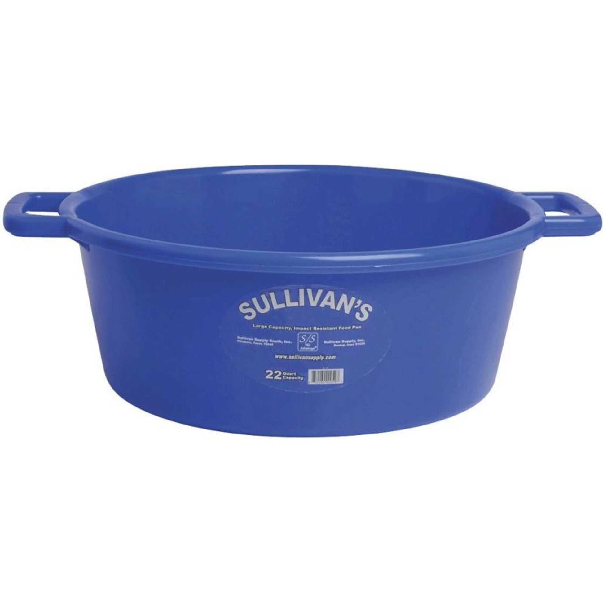 Sullivans Feed Pan With Handles 22qt Black