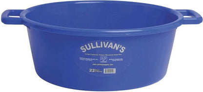 Sullivans Feed Pan With Handles 22qt Black
