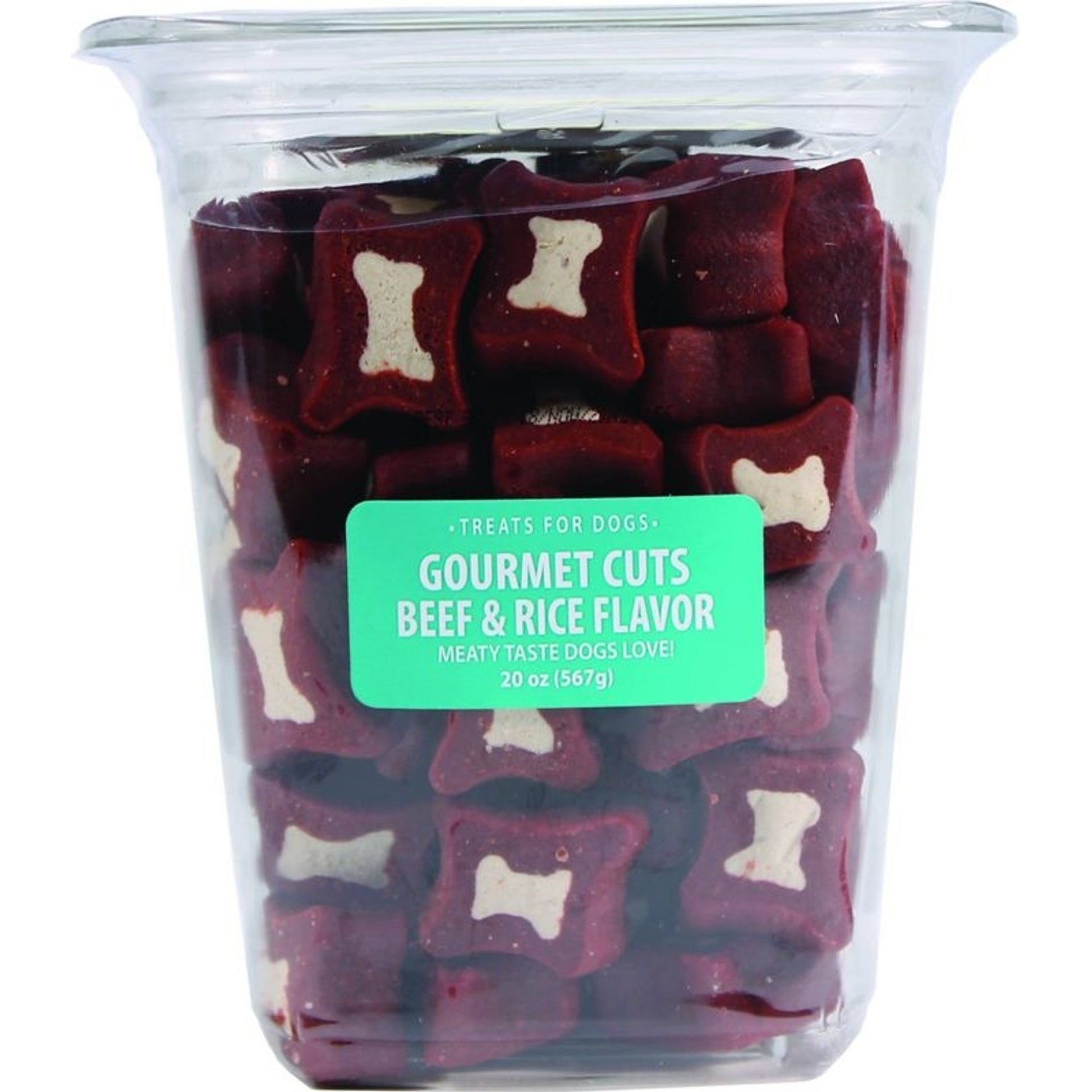 Triumph Gourmet Cuts Dog Treats-Beef Rice 20oz