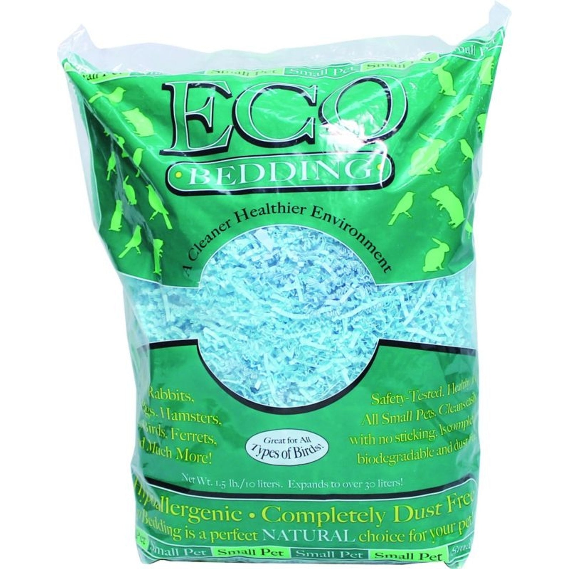Fibercore Eco Bedding For Small Pet 1.5 Lb Bag Blu