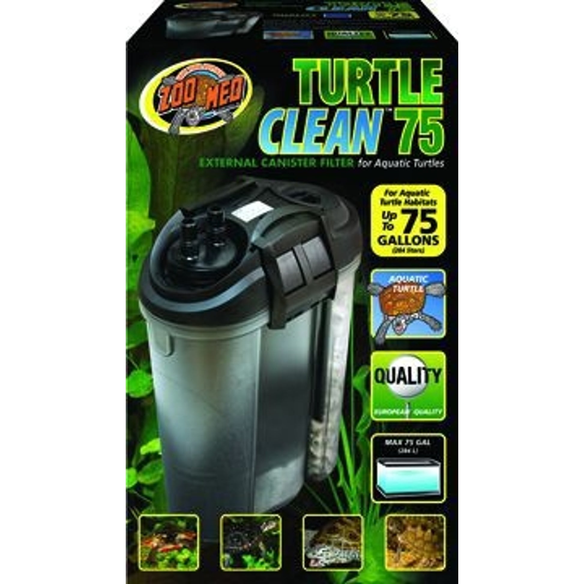 ZooMed Turtle Clean External Canister Filter 75 G