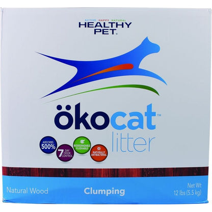 Okocat Natural Wood Clumping Cat Litter