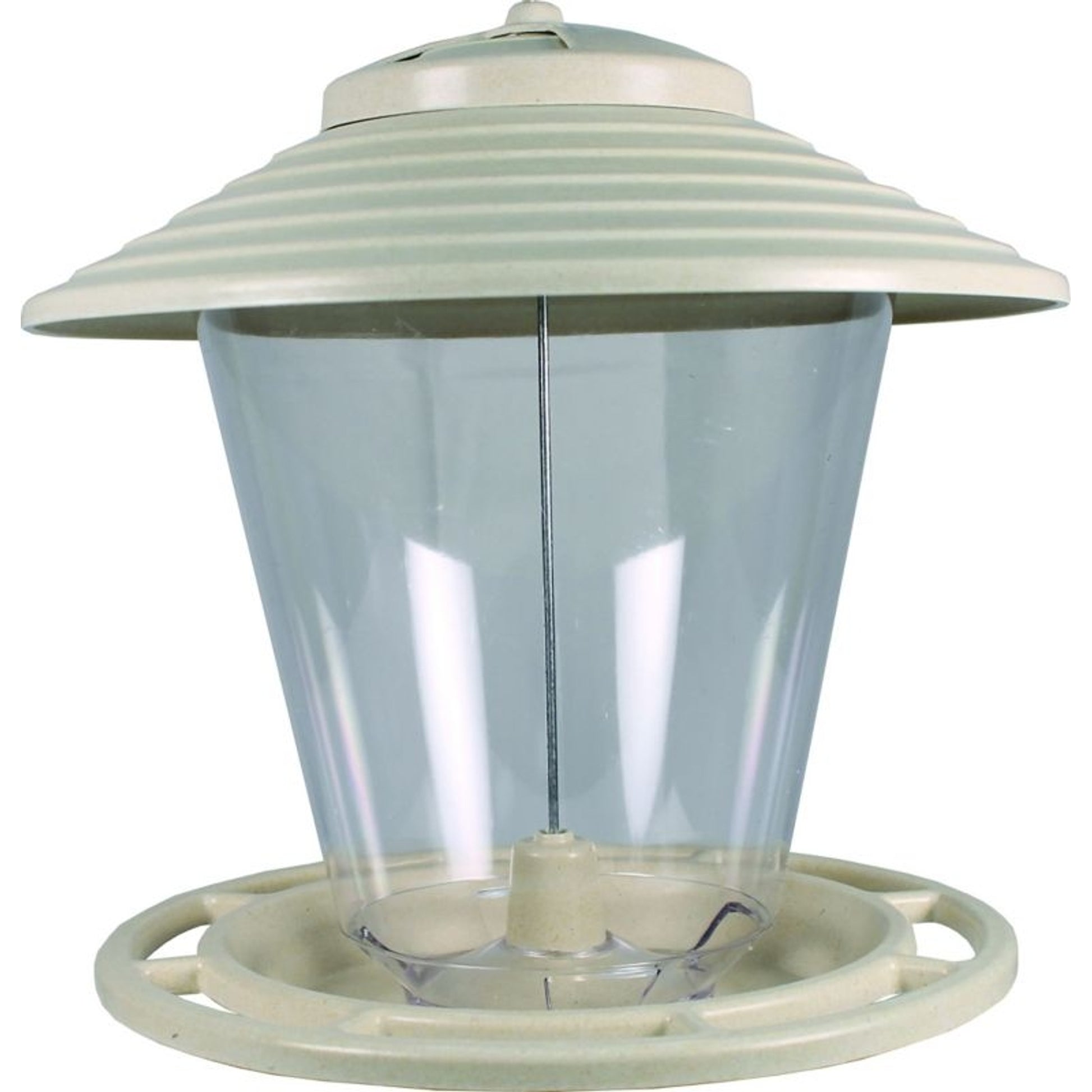 Audubon Premium Hopper Feeder 4Lb OffWhite/Clear