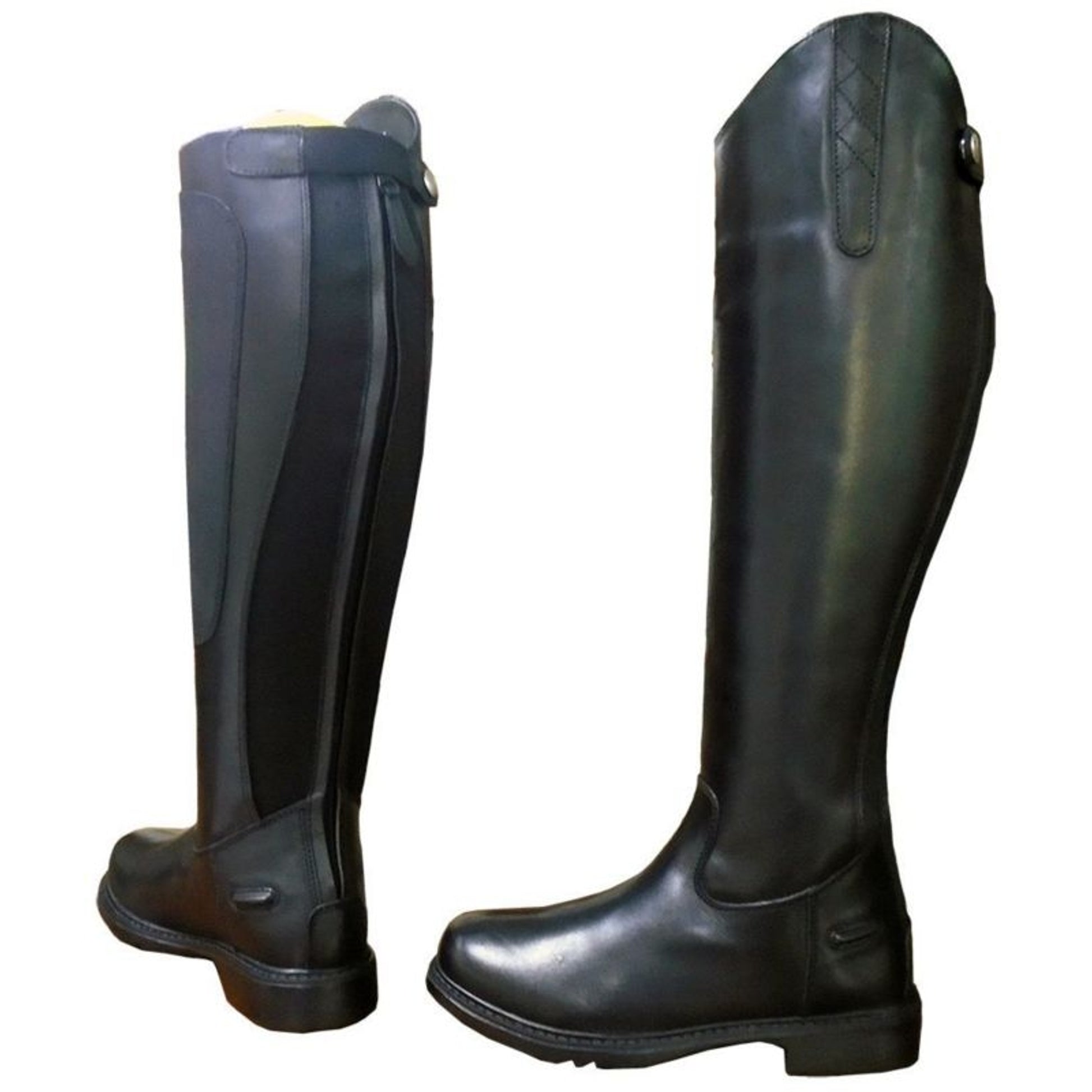 Tuffrider Plus Rider Dress Boots 10 Reg Short Brn