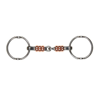 Korsteel SS Jointed Gag With Large Copper Rollers