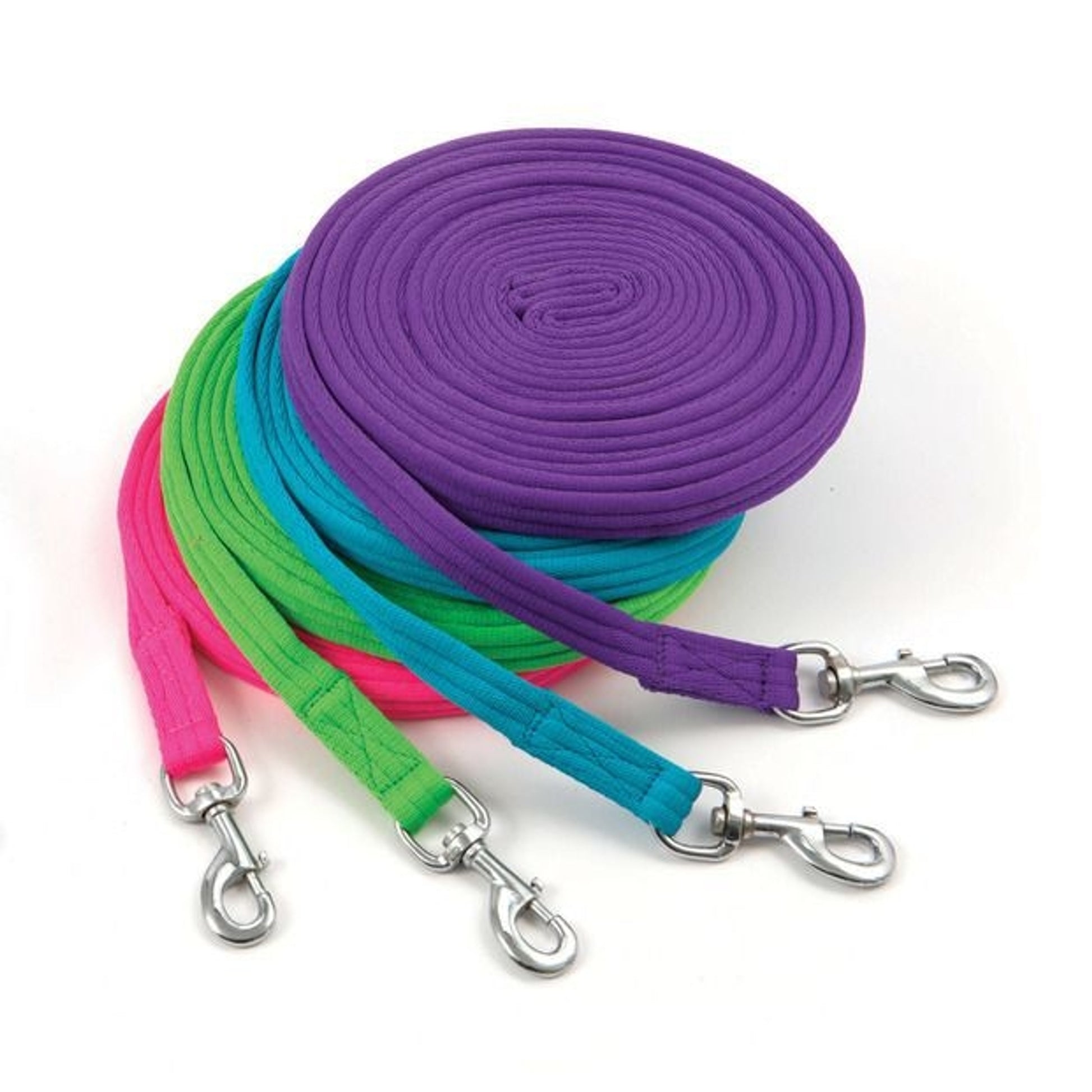 Shires Soft Feel Lunge Line 8 meters/ 26 ft Black