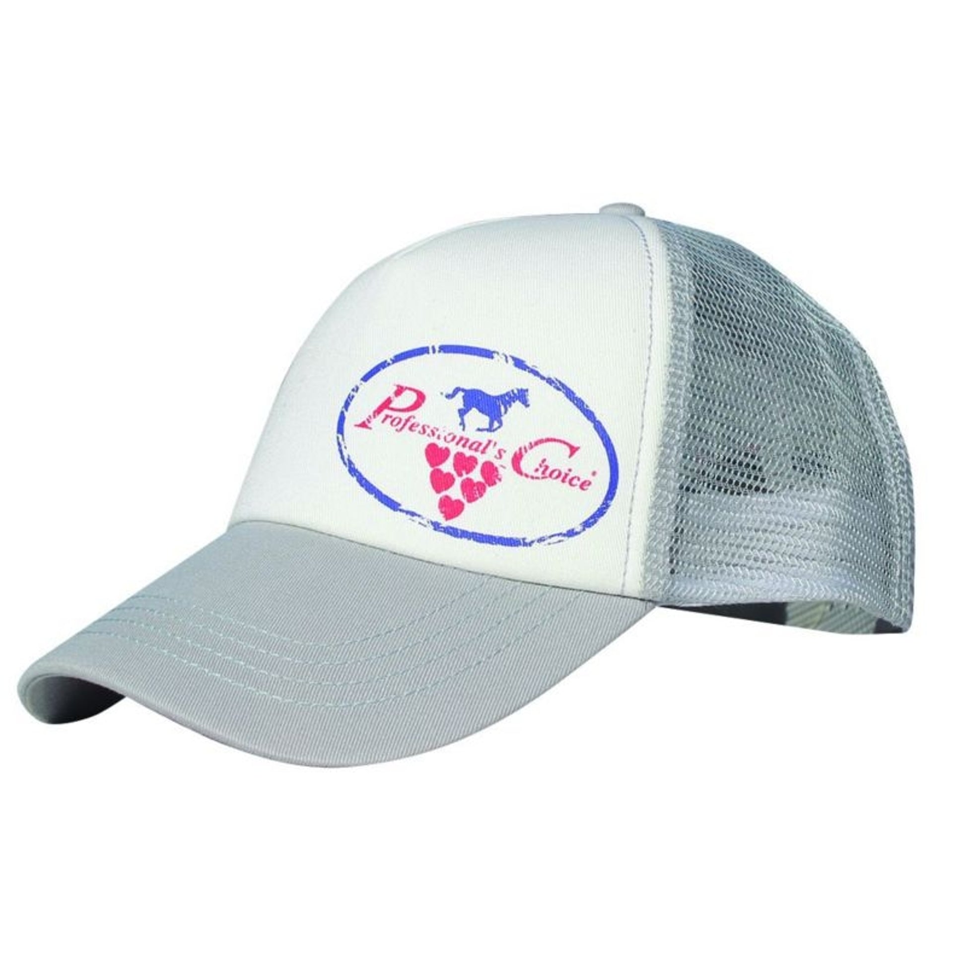 Professionals Choice Ladies Trucker Cap White/Gray