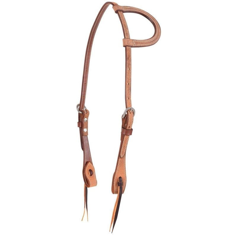 Martin Slip Ear Roughout Headstall Brn