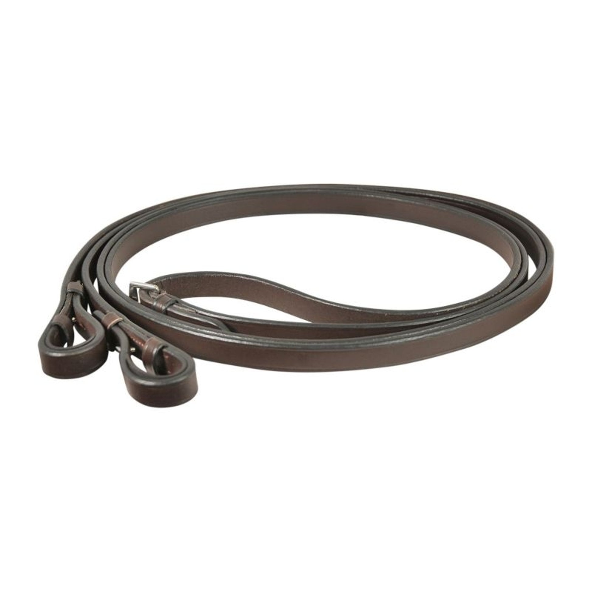 Treadstone Windeck Plain Leather Reins 5/8 Hrs Blk