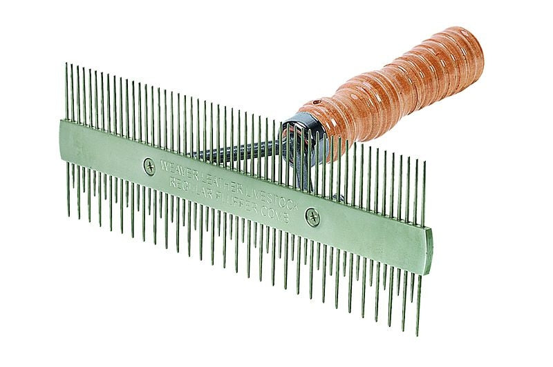 Weaver Wood Handle 2 Sided Comb