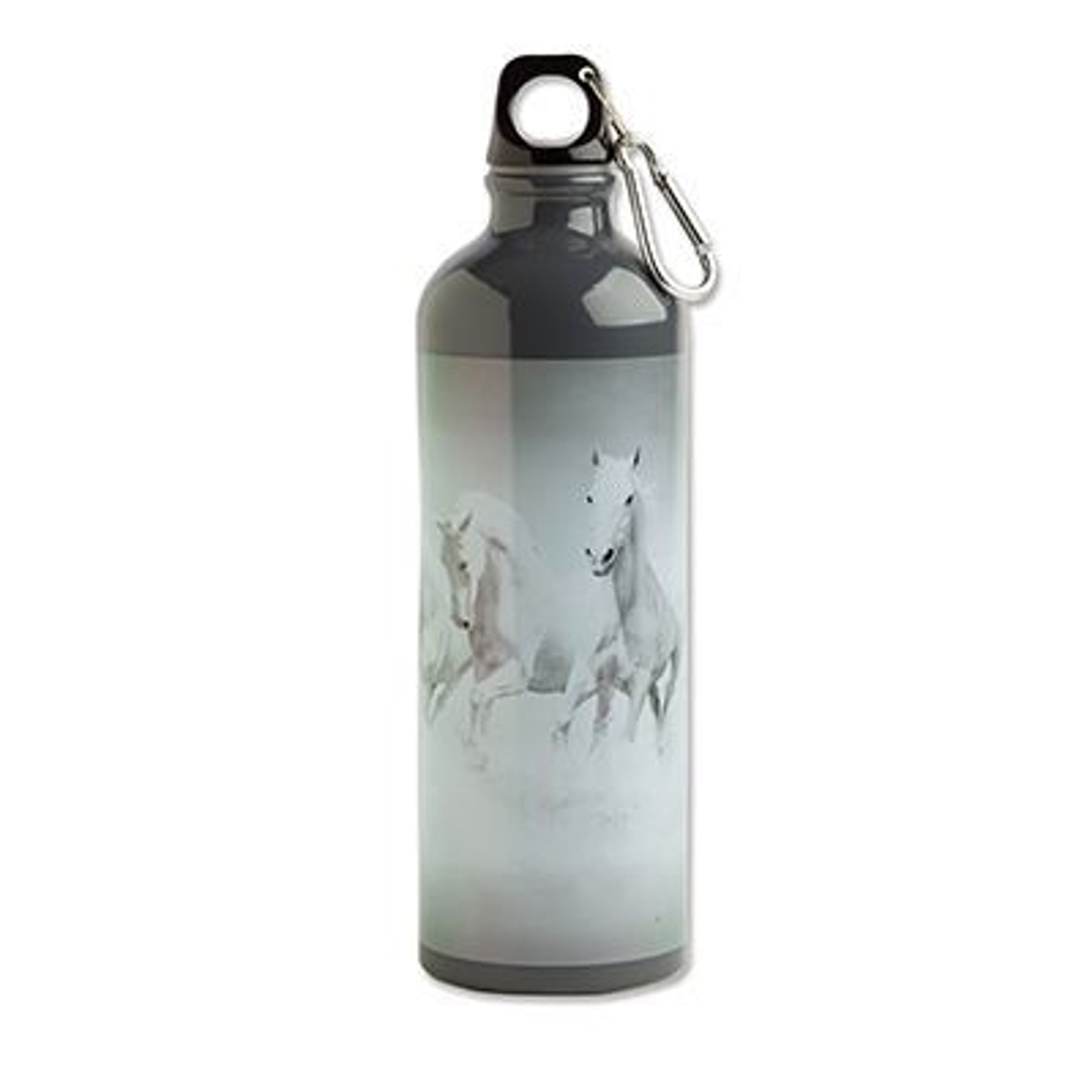 Friends On The Beach Aluminum Sports BottleBk/Wh