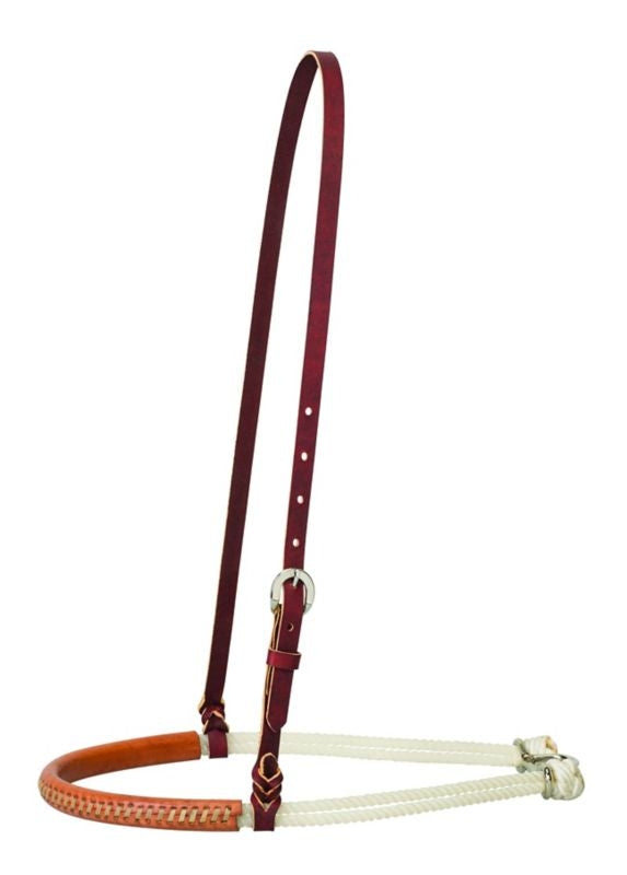 Weaver Leather Covered Double Rope Noseband Russet
