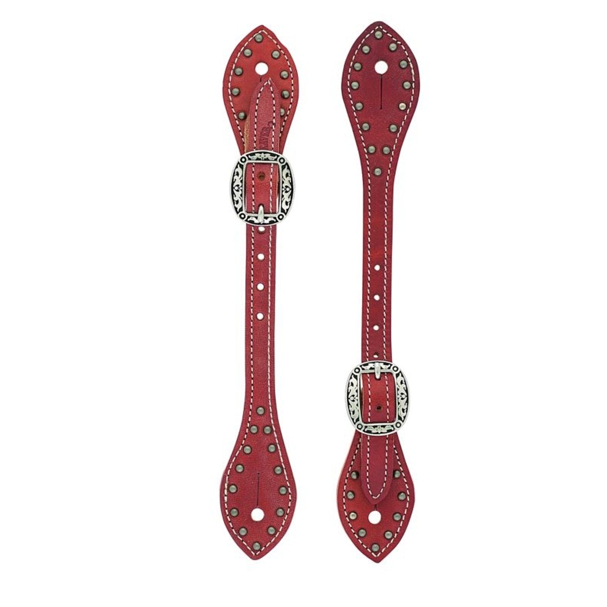 Weaver Mens Flared Harness Spur Straps Rose