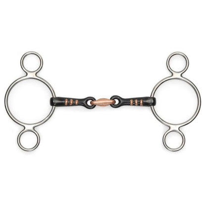 Shires Two Ring Sweet Iron Gag Bit
