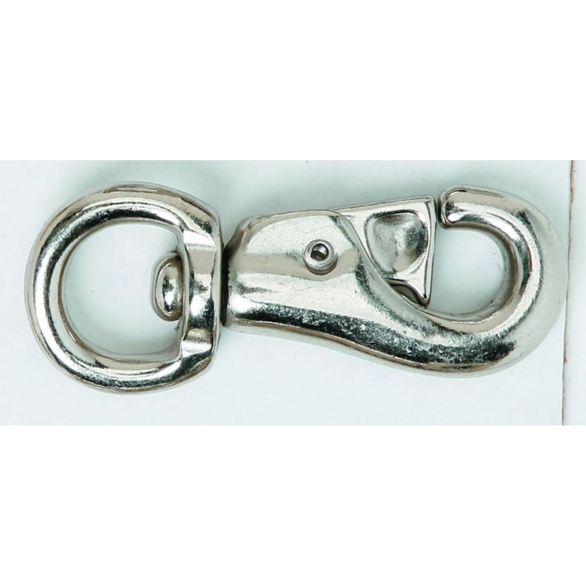 Colorado Saddle Nickel Plated Bull Snap 7-8 Nickel