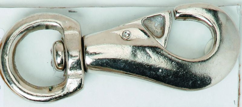 Nickel Plated Extra Large Bull Snap 7/8 Nickel