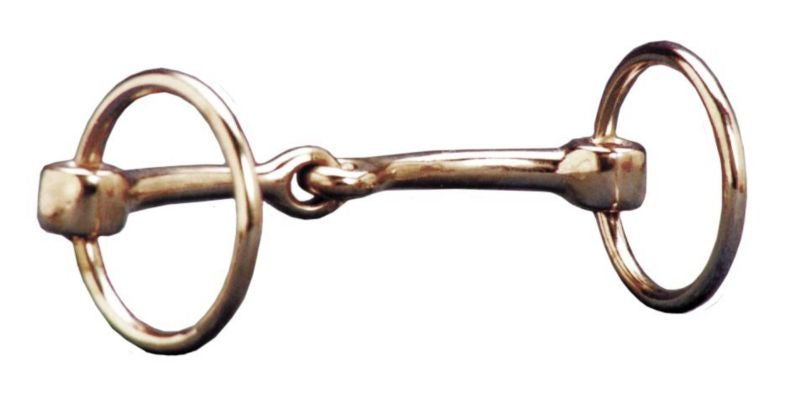 ColoradoSaddlery Nickel Plated Ring Snaffle Bit 5