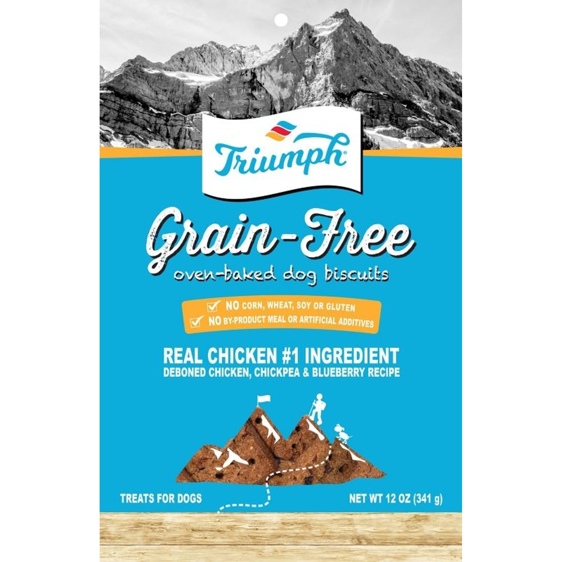 Triumph Grain Free Dog Biscuits-Chicken 12oz
