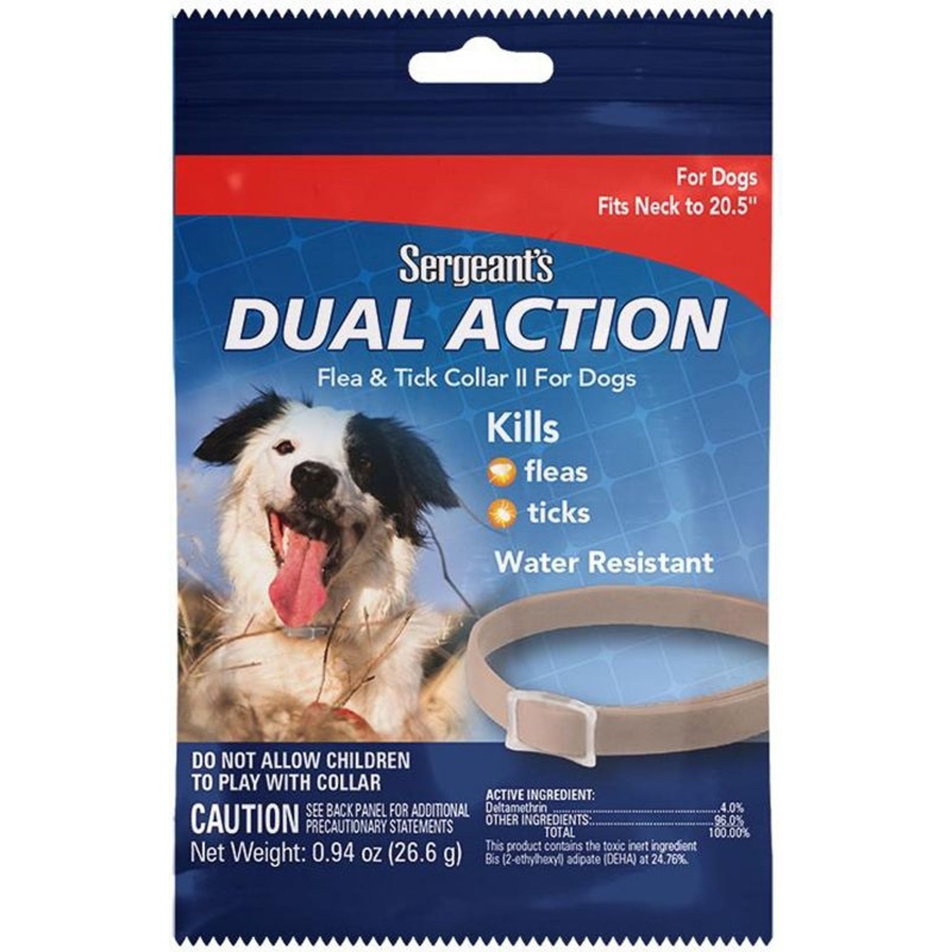 Sergeants Dual Action Flea / Tick Collar - Dogs