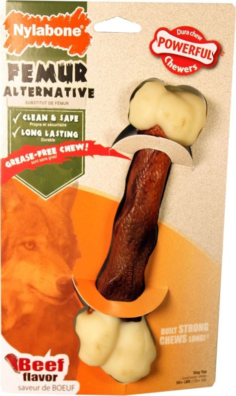 Nylabone Dura Chew Animal Part Alt Femur L Bacon