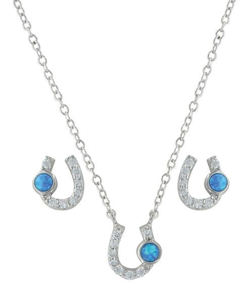 Montana Silver Lightfoot Horseshoe Jewelry Set