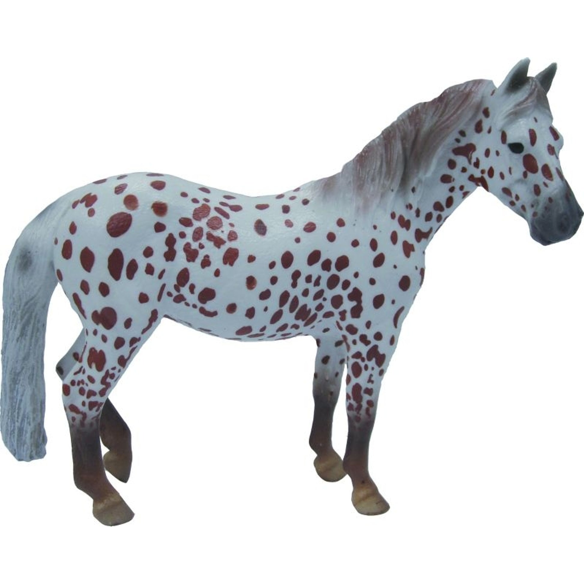 Collecta Chestnut Leopard British Spot Pony Mare