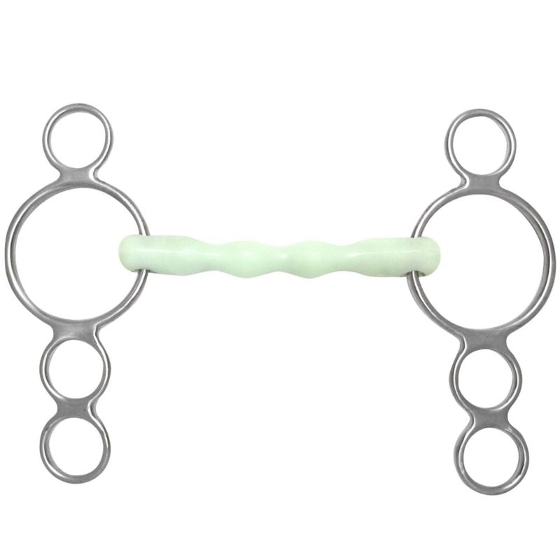 Toklat 4-Ring Apple Flexi Mullen Gag Bit 5