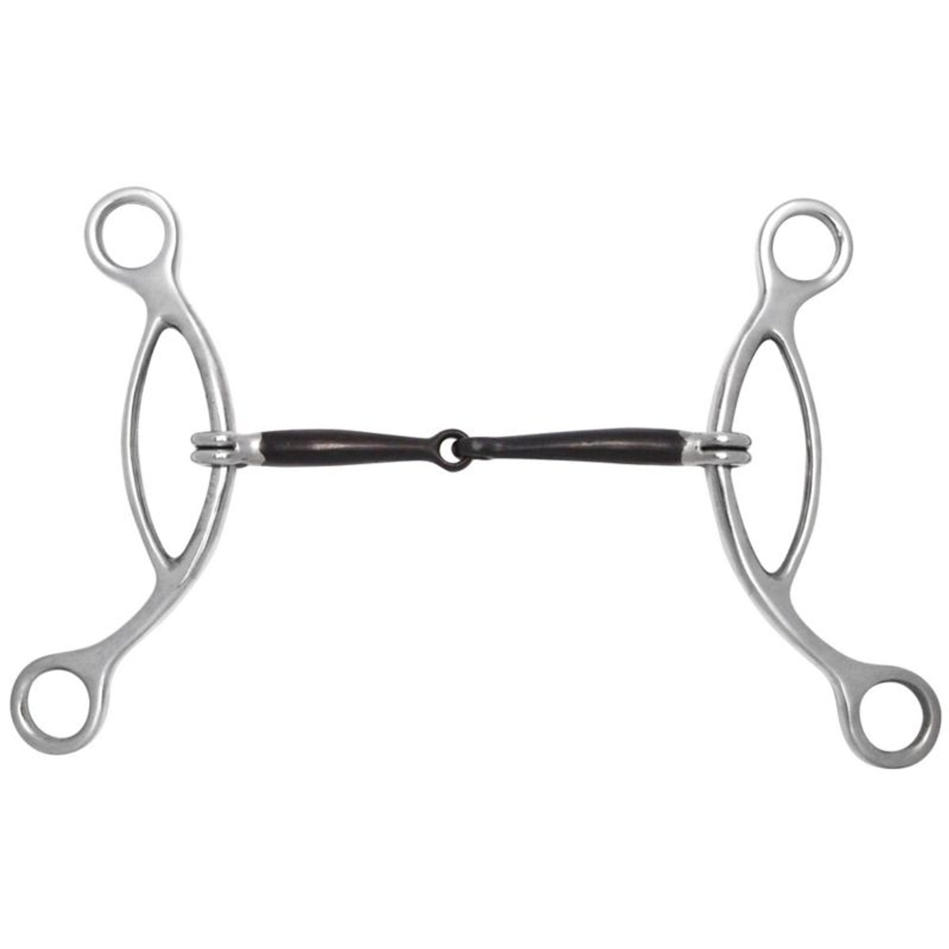 Toklat Sweet Iron H Gag Snaffle Bit 5 Brn