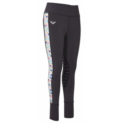 Tuffrider Ladies Iris Equicool Tights Large Brn