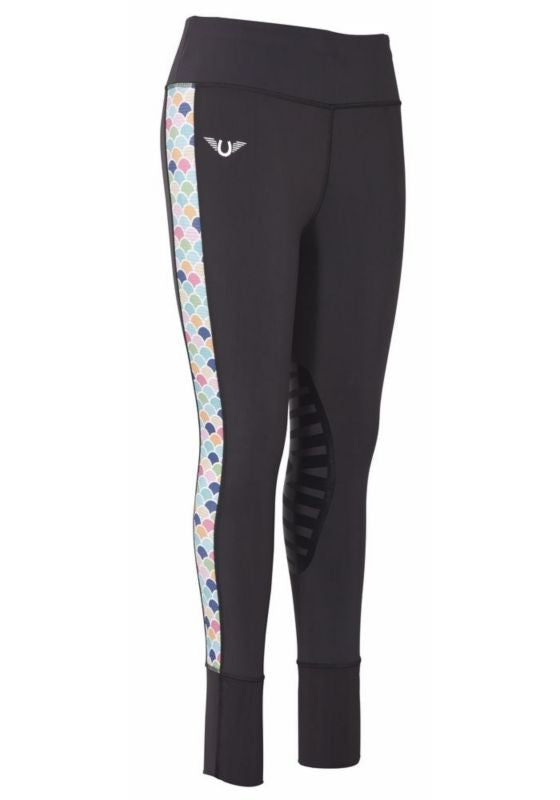 Tuffrider Ladies Iris Equicool Tights Large Brn