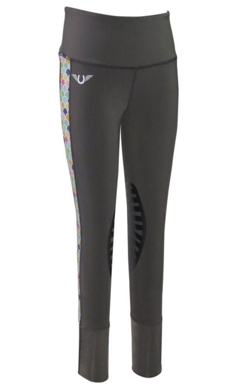 Tuffrider Kids Iris Equicool Tights Large Brn