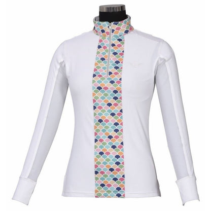 Tuffrider Ladies Iris Equicool Riding Shirt 1X Brn