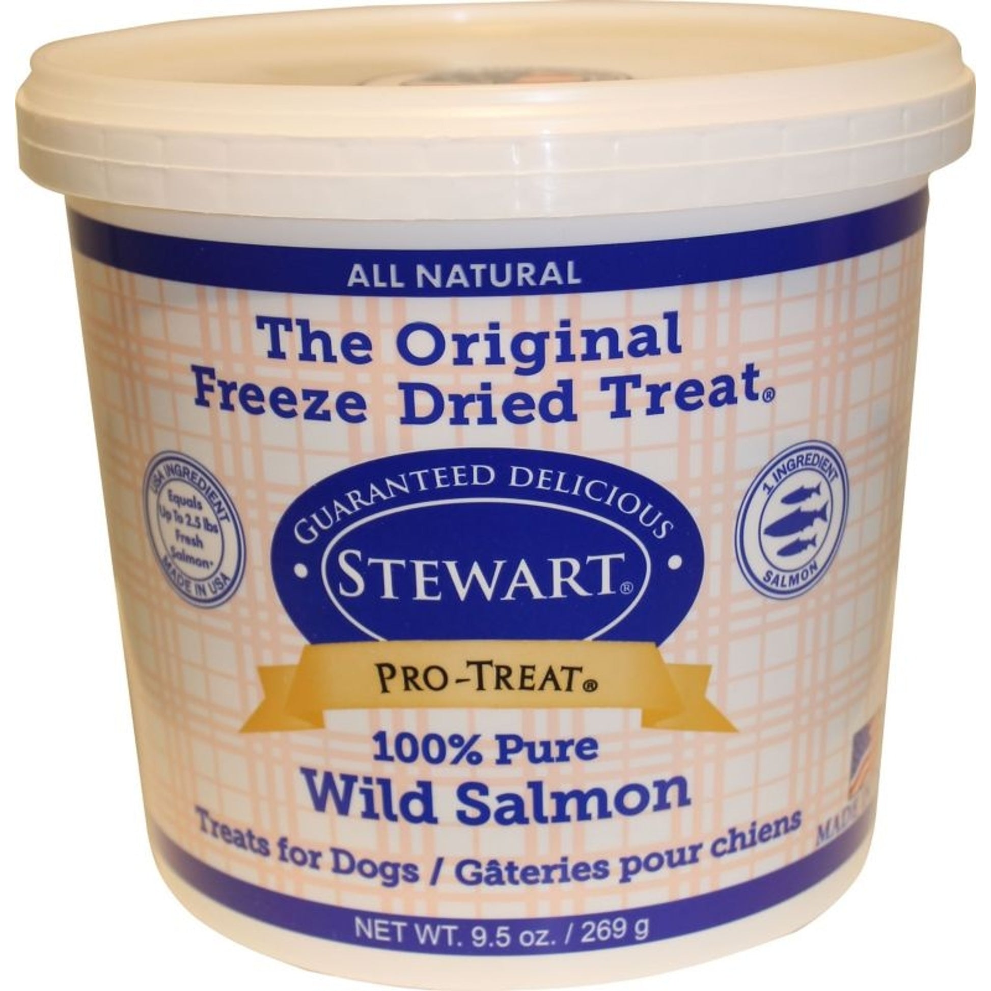 Freeze Dried Dog Treat 9.5 oz Wild Salmon