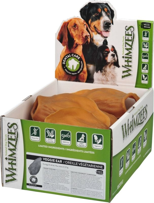 Whimzees Natural Veggie Ear 18 Piece