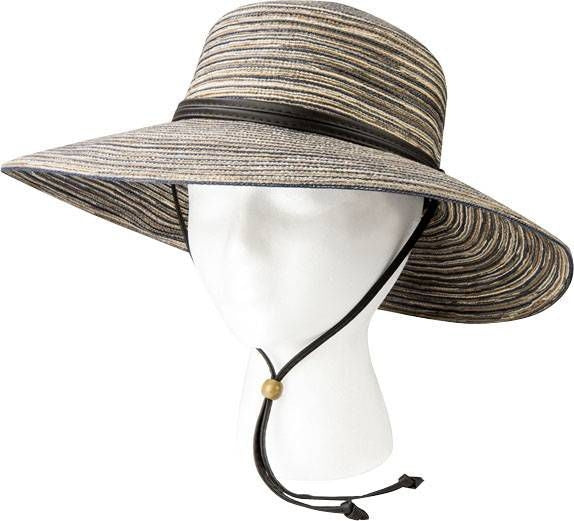 Sloggers Ladies Braided Wide Brim Hat One Size Bro