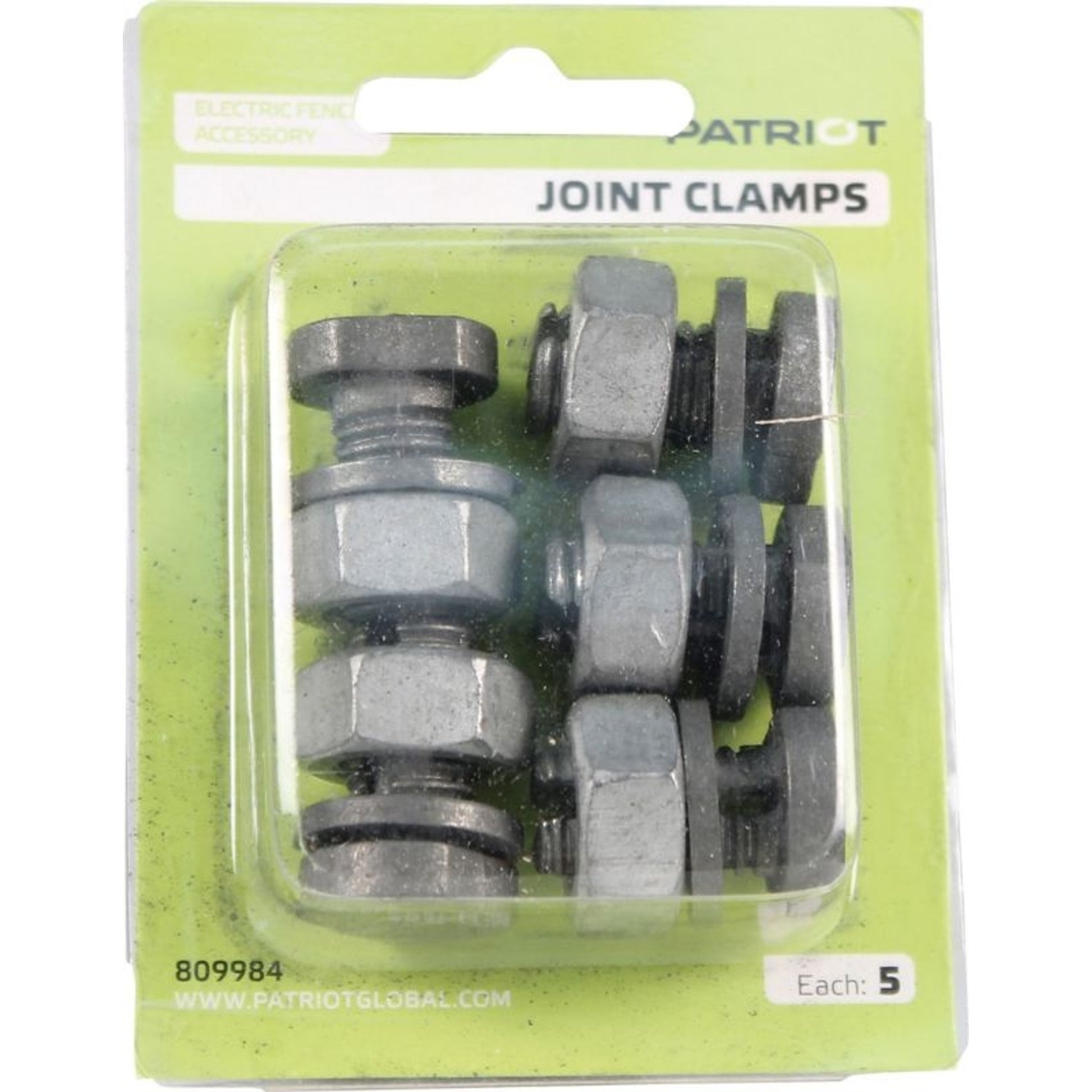 Patriot Joint Clamps 5 Pack Silver