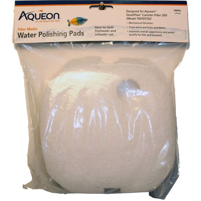 Quietflow Water Polishing Pad Small 2Pk White