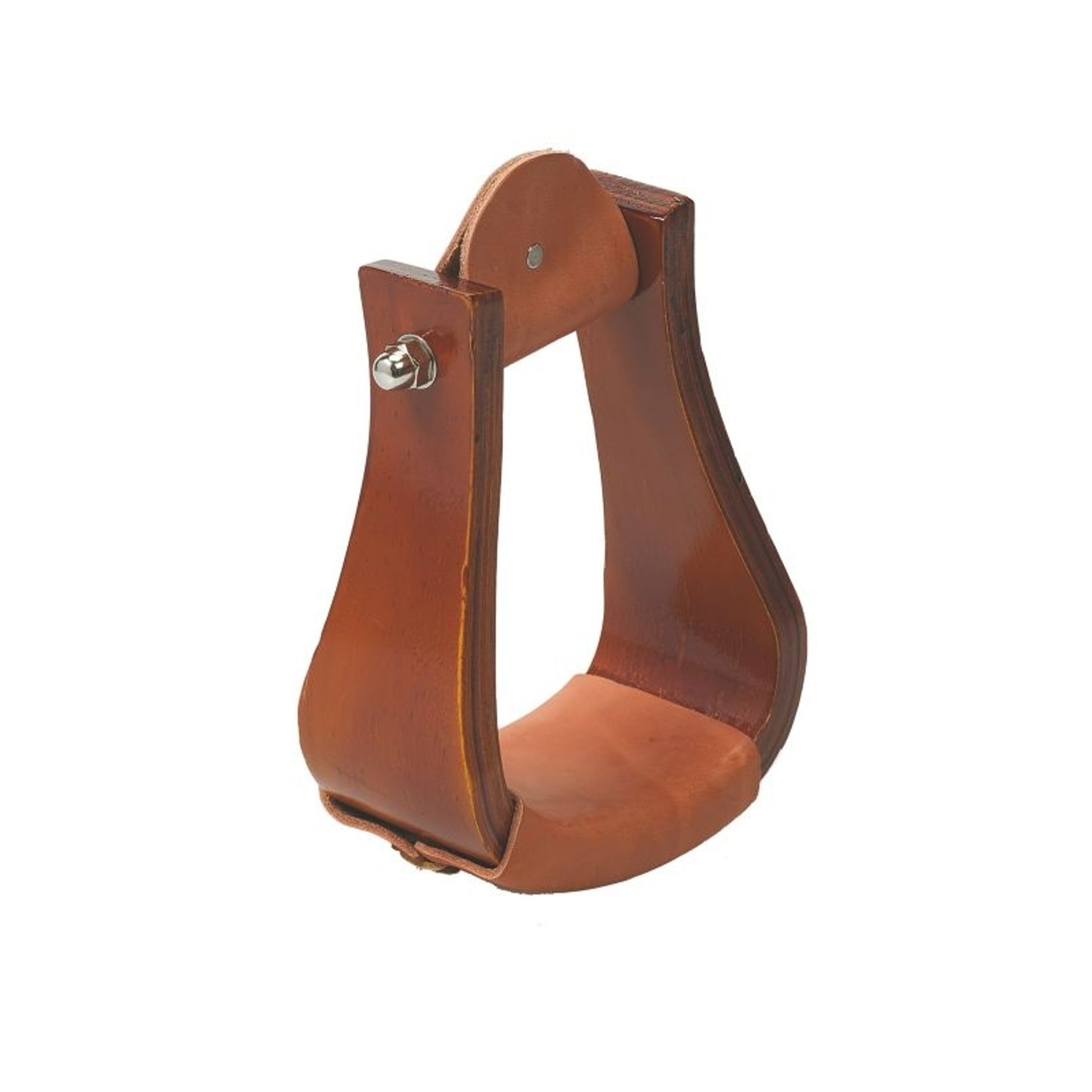 Weaver Sloped Wooden Roper Stirrups With Leather