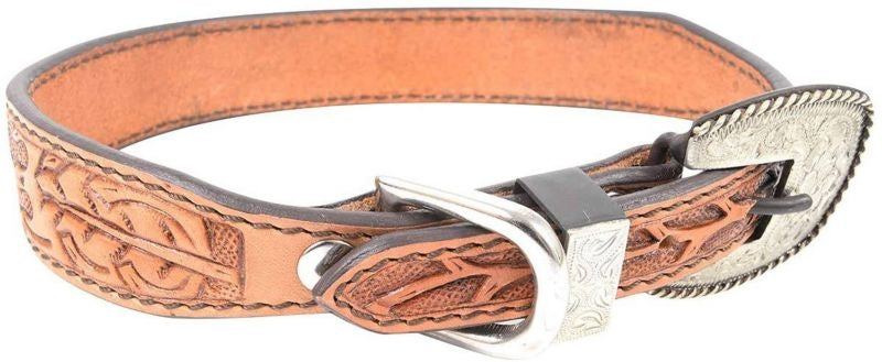 Cashel Dog Collar - Acorn Leaf LG 21 Acorn Leaf