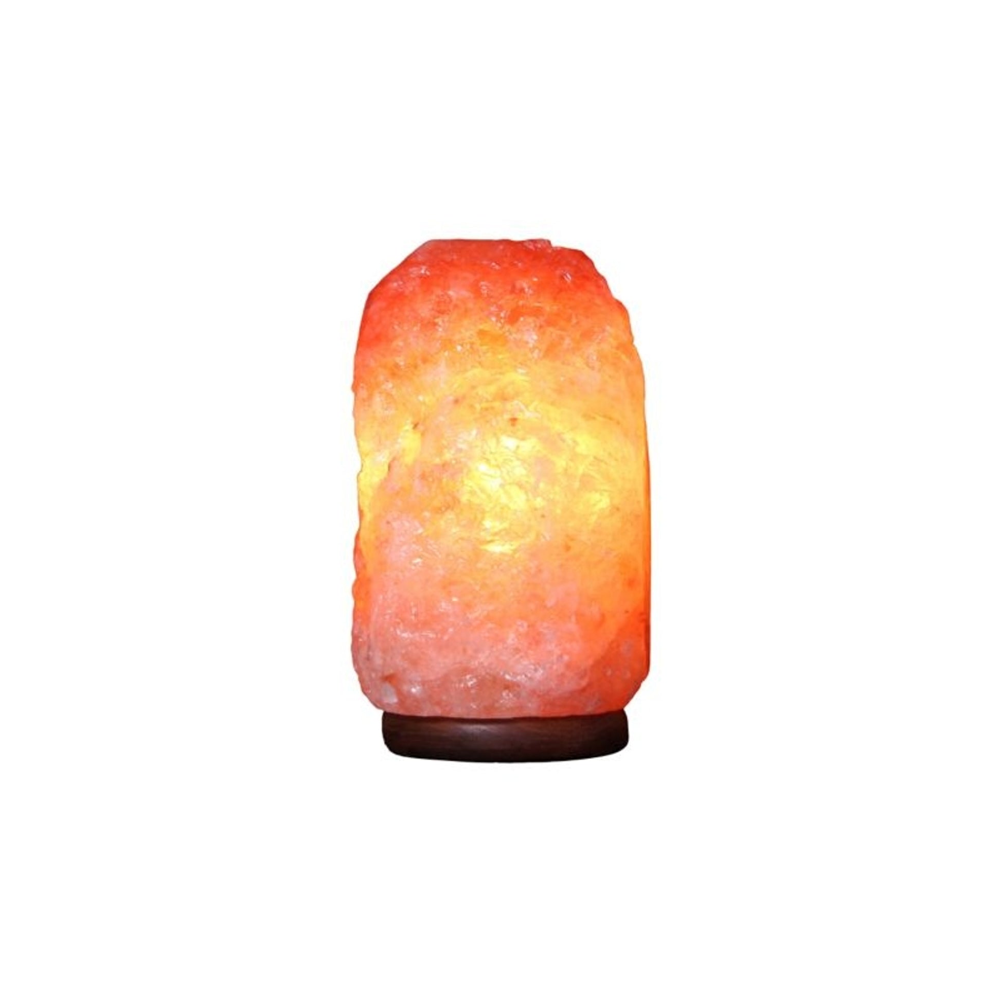 Himalayan Rock Salt Natural Lamp 10-15lbs Bk/Wh