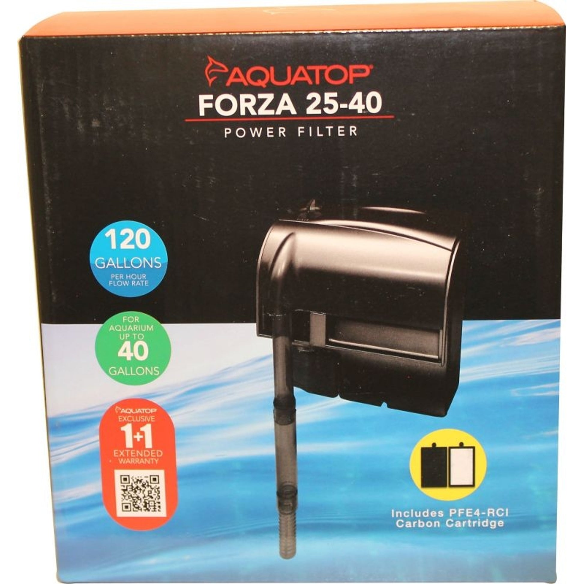 Forza Power Filter 15 gal Black