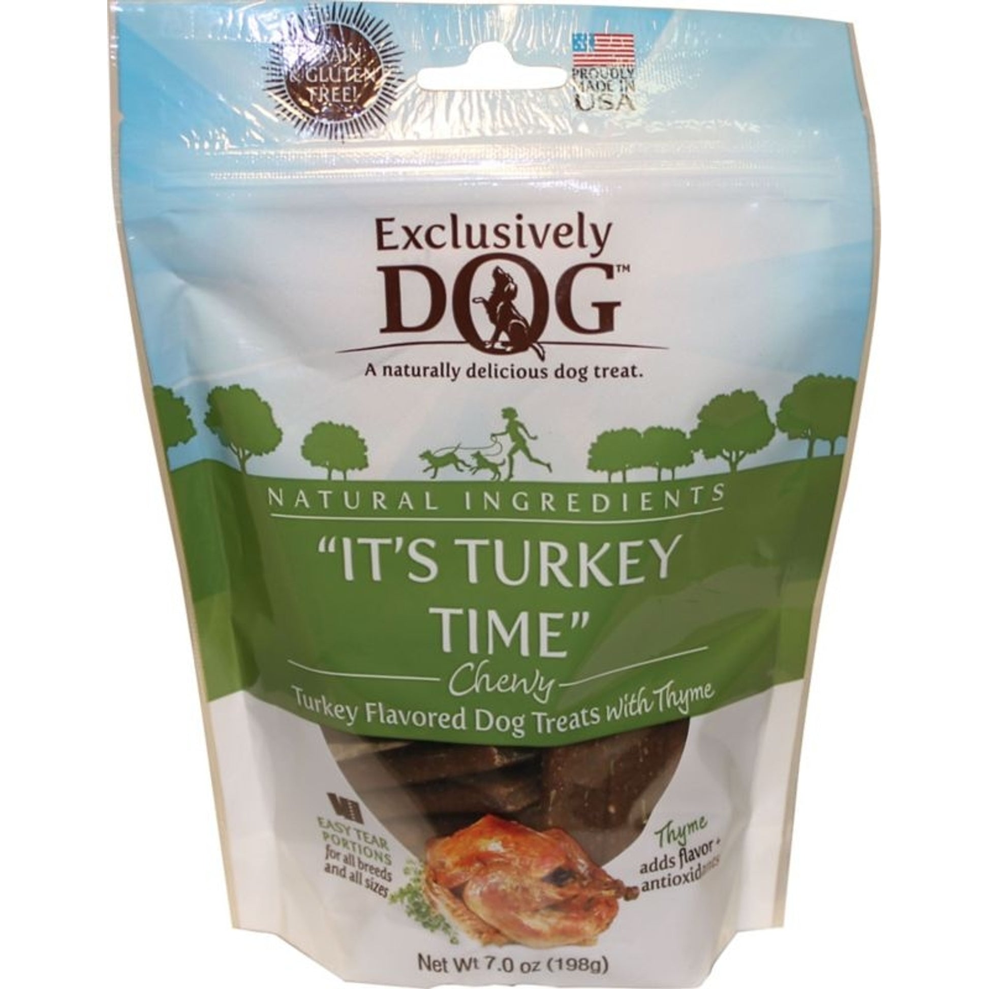 Its Turkey Time Chewy Treats 7 oz Turkey