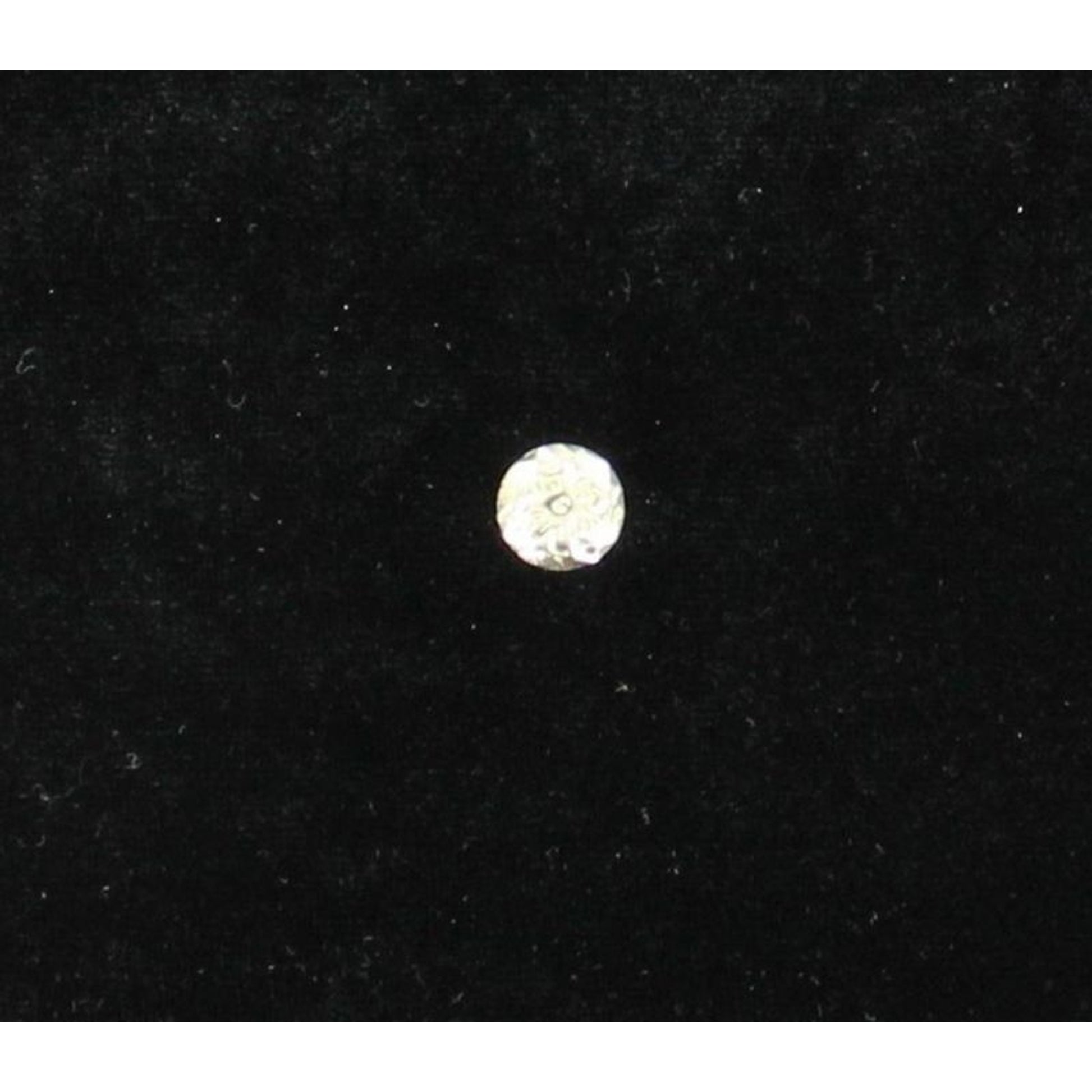 Round Concho for Hat Band 3/8 Wht